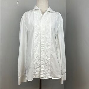 A/X Armani Exchange White Button Up Shirt Sz M